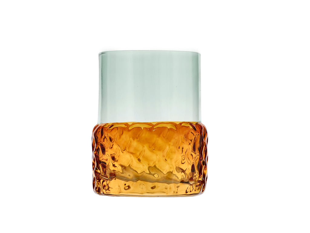 Villa Collection Glow Theelichthouder Dia 7,7 x 10 cm Blauw/Amber - Accessoire Loods
