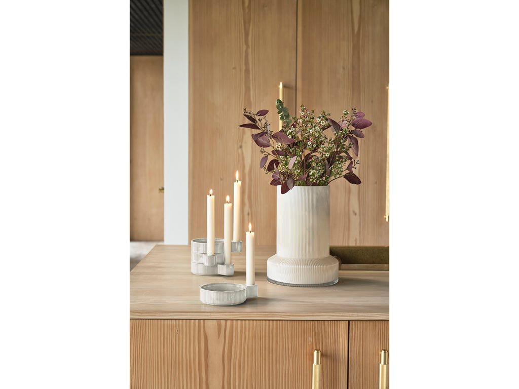 Villa Collection Halo Kaarshouder 16 x 12 x 3,6 cm Offwhite - Accessoire Loods