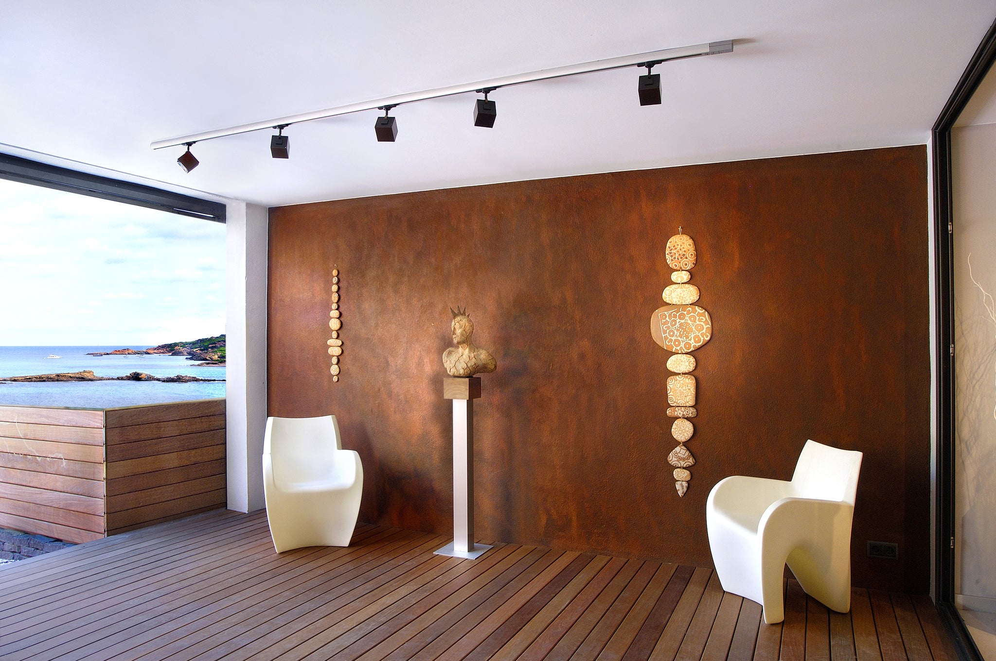 Dau 80 Track spotlight 3P GU10 Satin black  aluminum