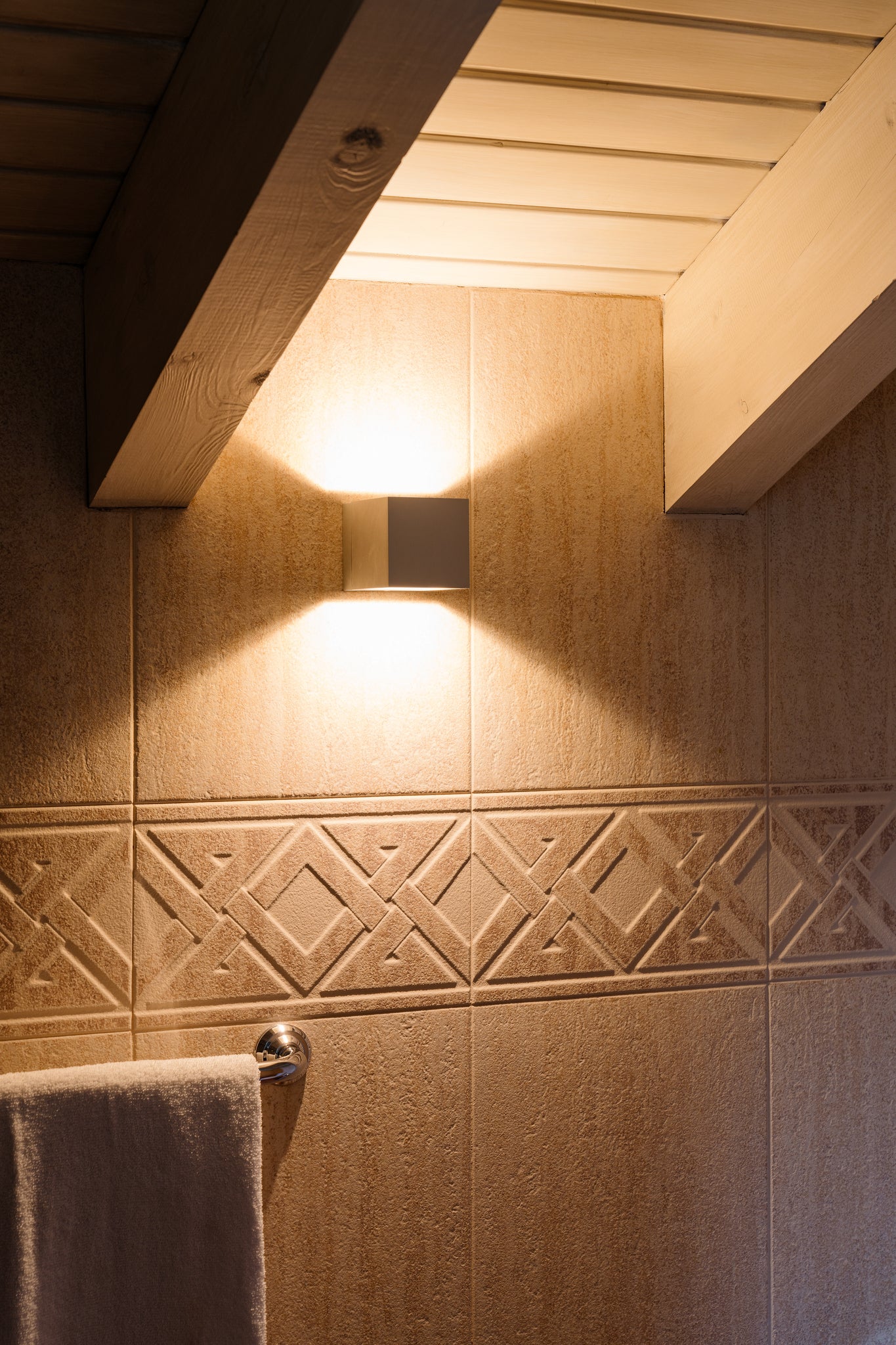 Dau 80 Wall lamp  2 x Led DOB Brushed aluminum