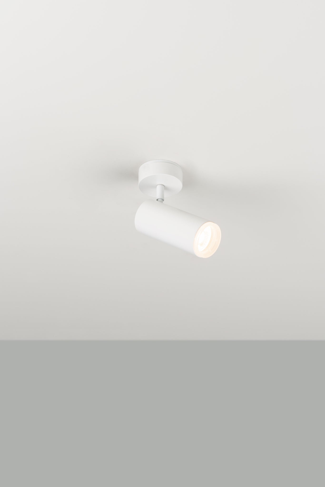 Haul 55 Wall / ceiling lamp H.9 cm Led DOB  textured white
