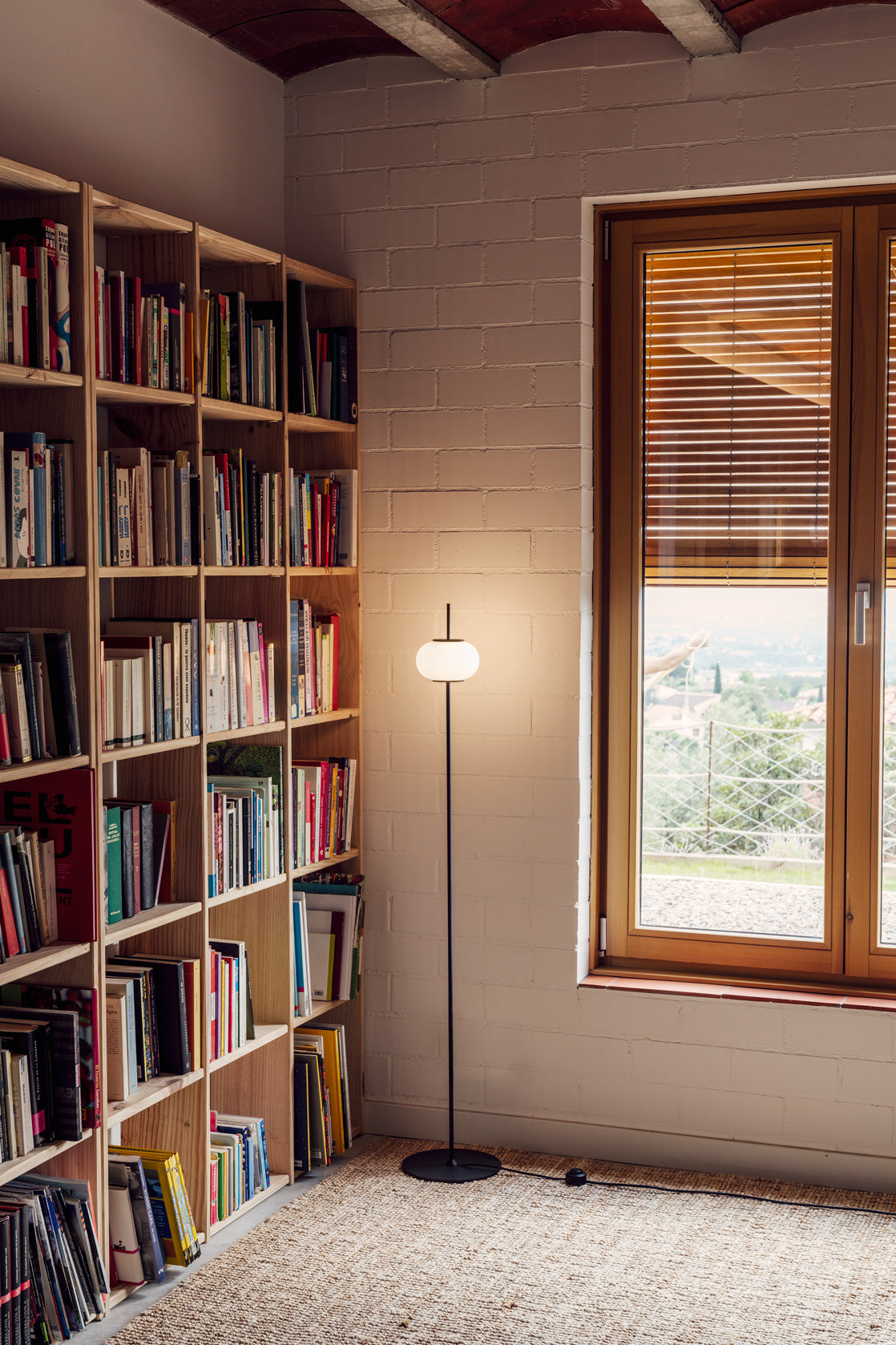 Astros Floor lamp 2 x G9 H. 135 cm textured black