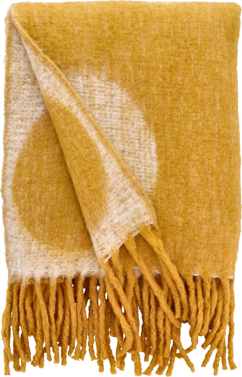 Villa Collection Tundra Plaid 130 x 200 cm Amber