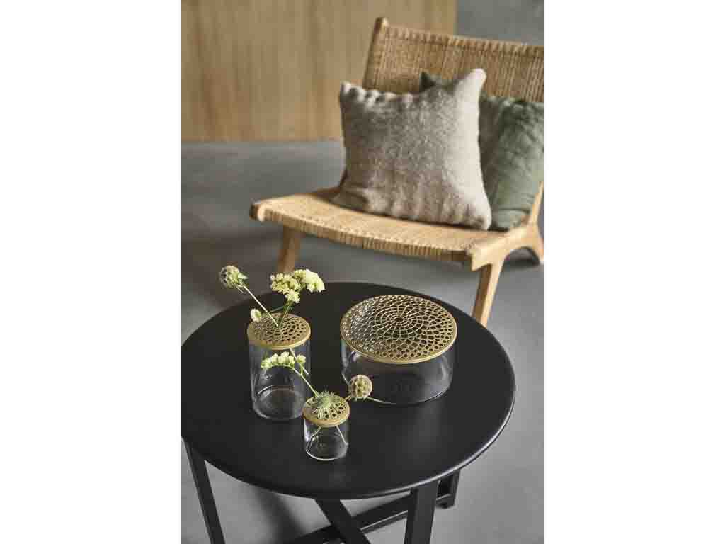 Villa Collection Elva Vaas Dia. 20,5 x 10 cm Messing - Accessoire Loods