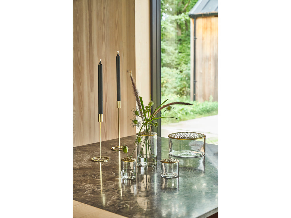 Villa Collection Elva Vaas Dia. 20,5 x 10 cm Messing - Accessoire Loods