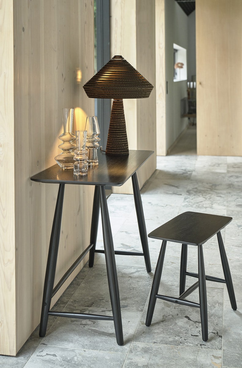 Villa Collection Bast Bureau 100 x 44,5 x 73 cm Zwart