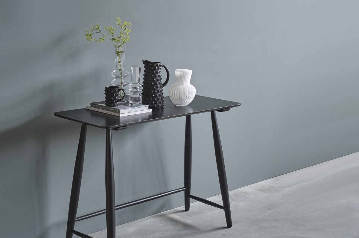Villa Collection Bast Bureau 100 x 44,5 x 73 cm Zwart