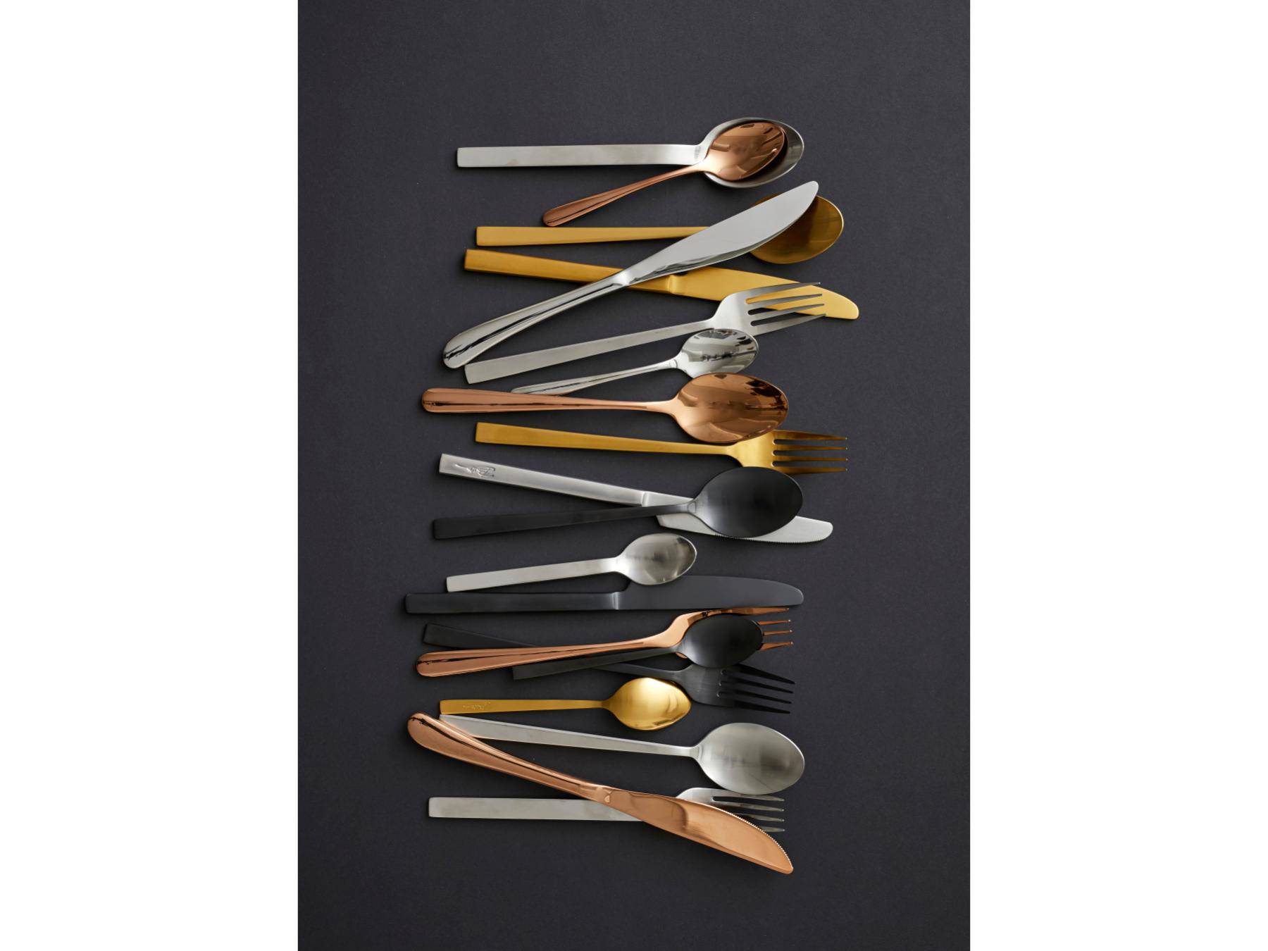 Bitz Bestekset zwart gematteerde afwerking (16 - delig) - BITZ - Accessoire Loods