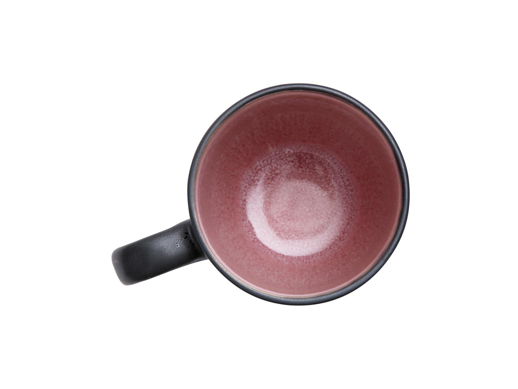 Bitz koffiemok / theemok (300ml) - aardewerk met (licht) gekleurde binnenkant (4 - Delig) - BITZ - Accessoire Loods