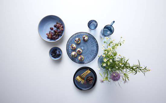 BITZ Kusintha Vaas 22 cm Blauw - BITZ - Accessoire Loods