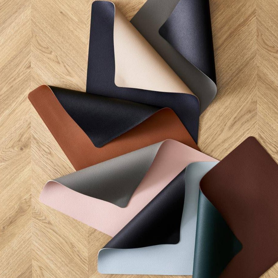 Bitz Placemat Donker Blauw/Zand (set van 4) - BITZ - Accessoire Loods