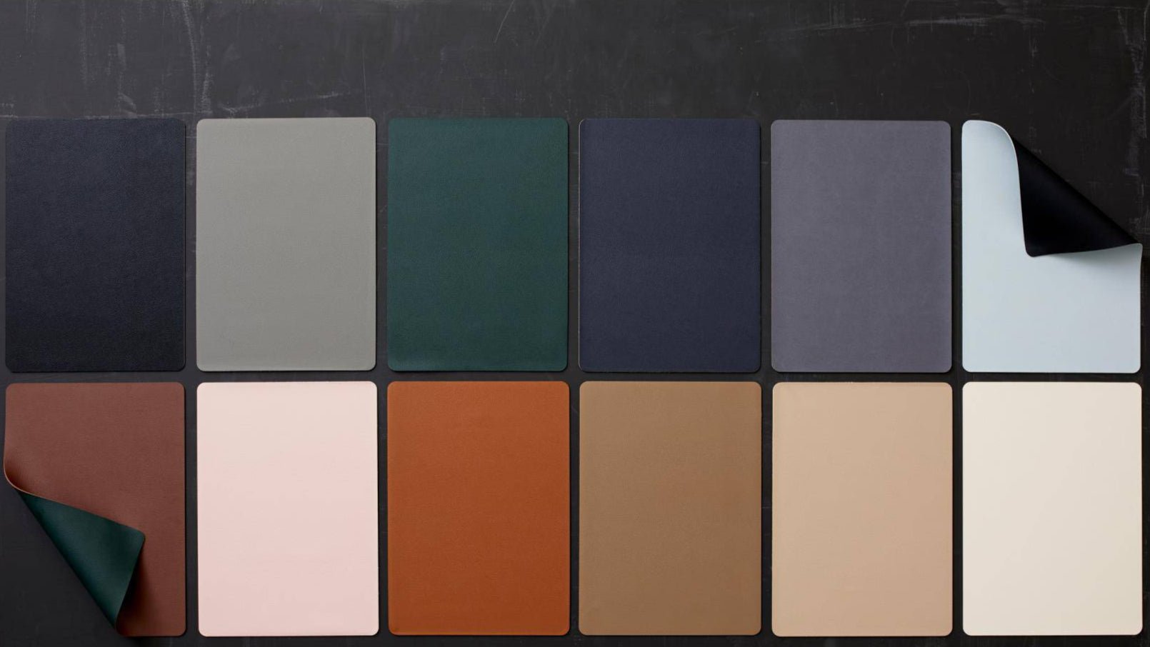 Bitz Placemat Donker Donkergroen / Donkerbruin (set van 4) - BITZ - Accessoire Loods