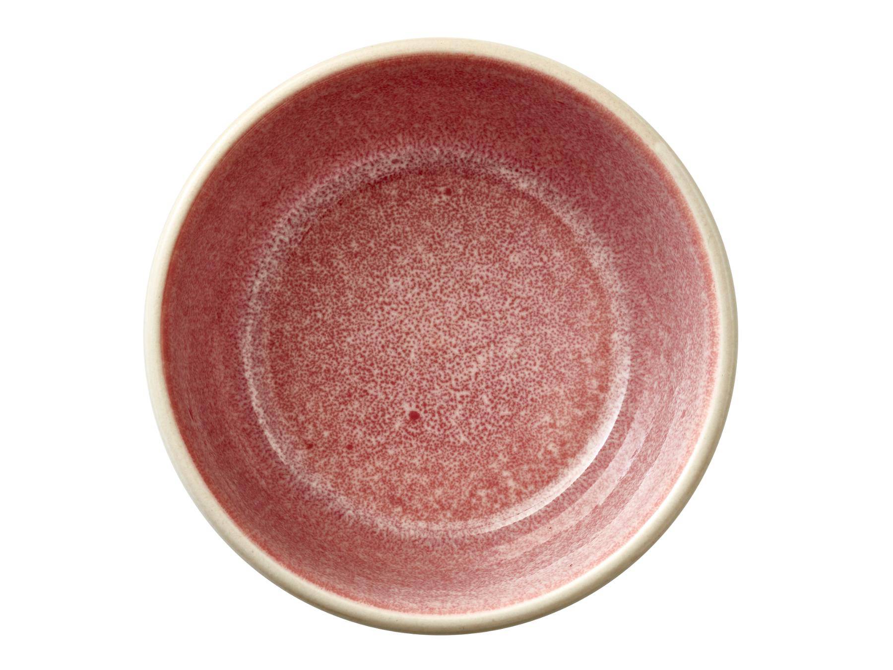 Bitz schaaltjes van zwart aardewerk,  binnenwerk kleur mat creme - 10 cm - set van 4 stuks (in prachtige gift box) - Accessoire Loods