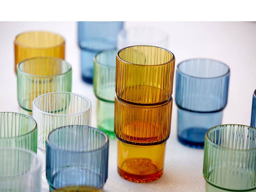 Bitz Waterglas Kusintha 280 ml - Transparant - set van 4 st