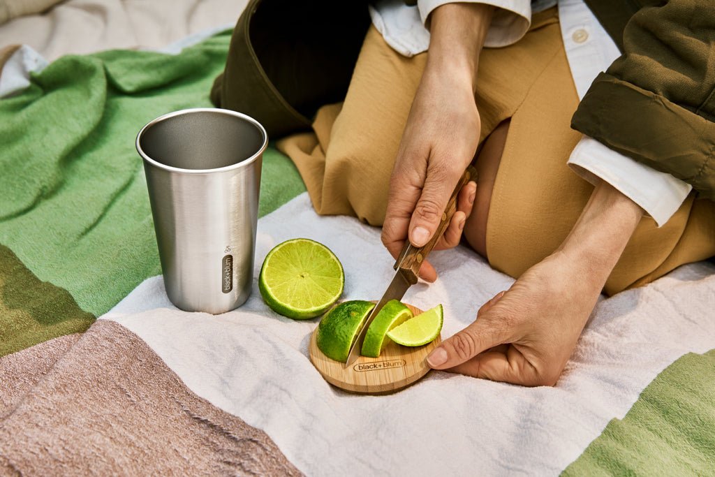 Black+Blum Stainless Steel Cup - RVS bekers set van 4 - Black+Blum - Accessoire Loods