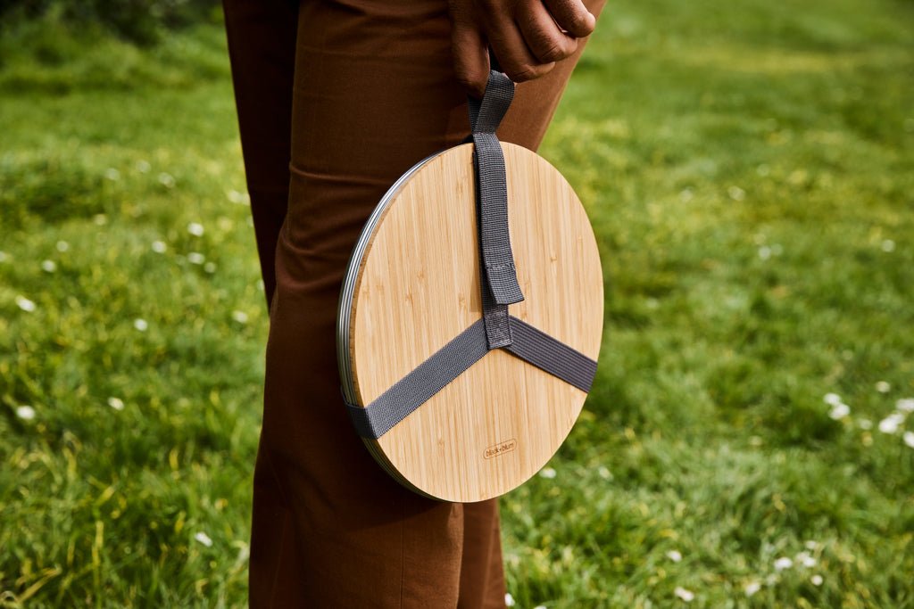 Black+Blum Stainless Steel Plate - RVS borden set van 4 - Black+Blum - Accessoire Loods