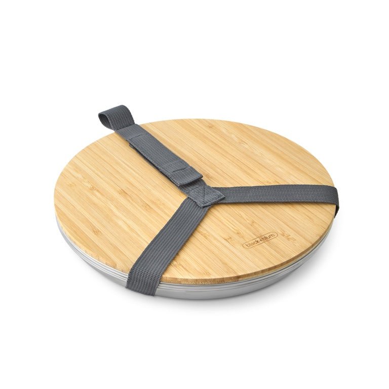 Black+Blum Stainless Steel Plate - RVS borden set van 4 - Black+Blum - Accessoire Loods