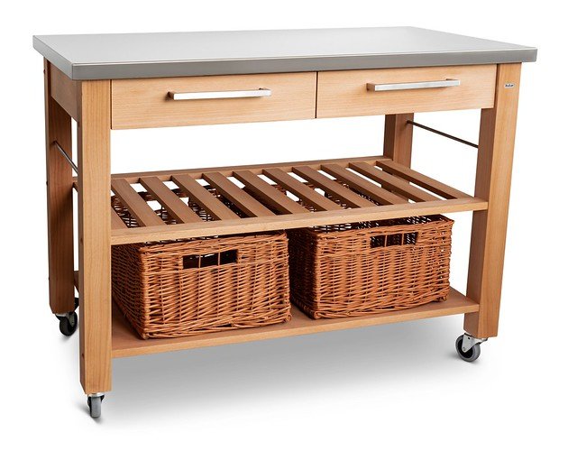 Butler Keukentrolley M - 1200, RVS bovenblad - Butler - Accessoire Loods