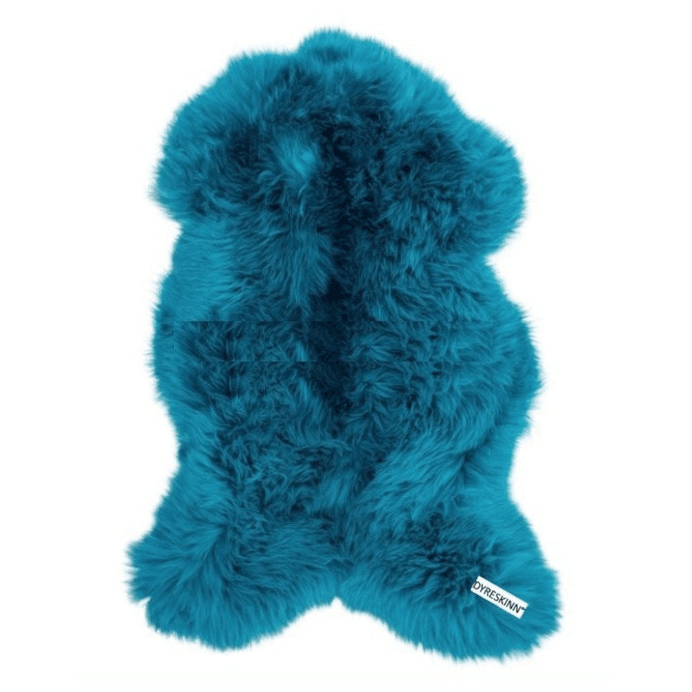 Schapenvacht | Azure Blauw | 100 x 65cm - Dyreskinn - Accessoire Loods