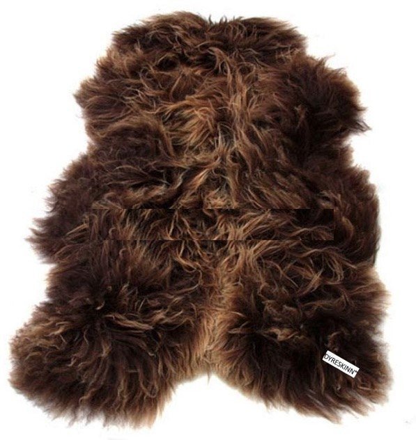 Schapenvacht IJslands | Natural bruin | 100 x 65cm - Dyreskinn - Accessoire Loods