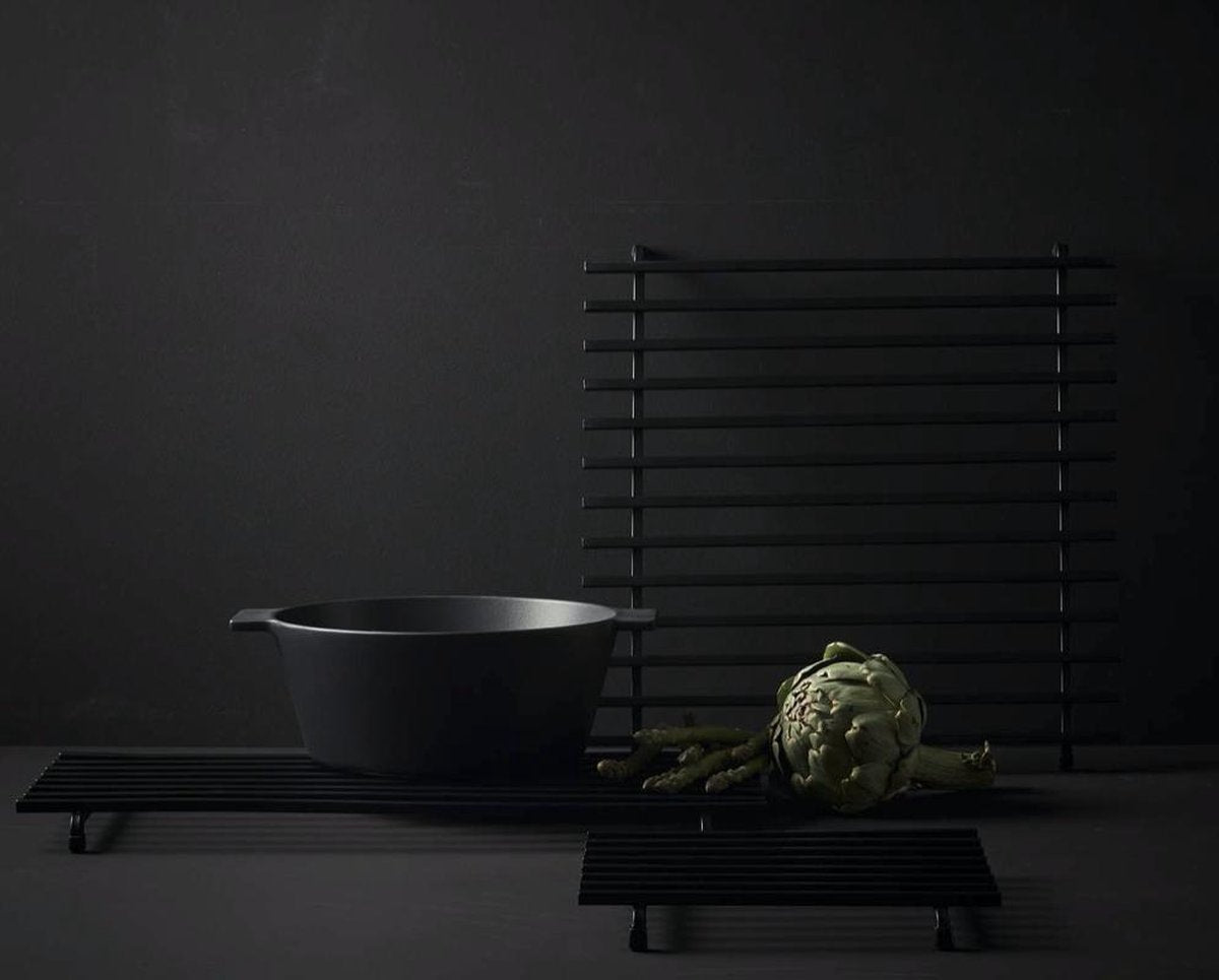 Pannenonderzetter Funktion 24x24 cm zwart - Funktion - Accessoire Loods