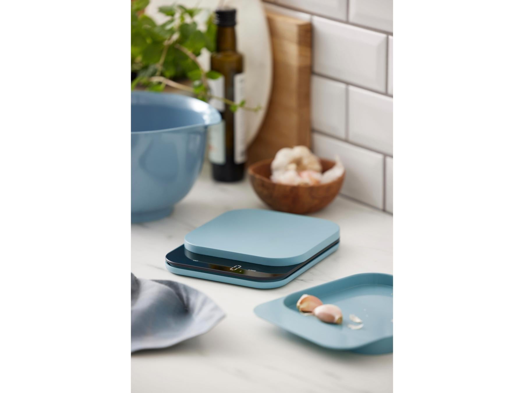 Rosti Keukenweegschaal Mensura Blauw - max 10kg! - Accessoire Loods