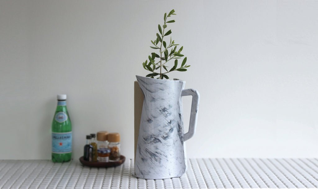 Hachiman Carafe Keukenrolhouder - Marmer - Hachiman - Accessoire Loods