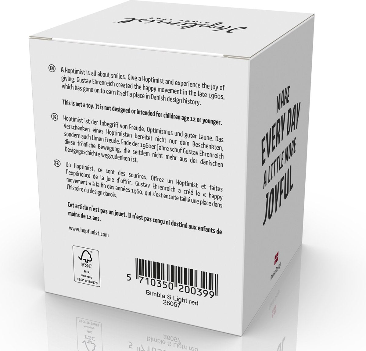 Hoptimist Bimble S Lichtrood - Hoptimist - Accessoire Loods