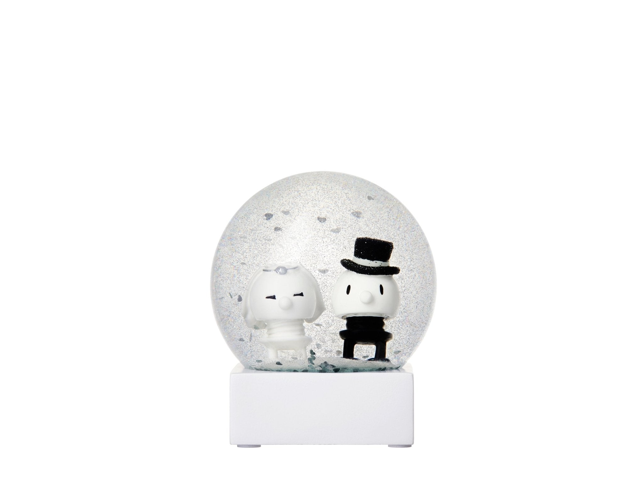Hoptimist Bruidspaar Glitterbol Wit - Hoptimist - Accessoire Loods