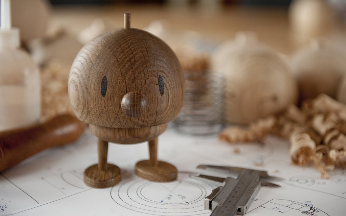 Hoptimist Bumble L Gerookt eikenhout - Hoptimist - Accessoire Loods