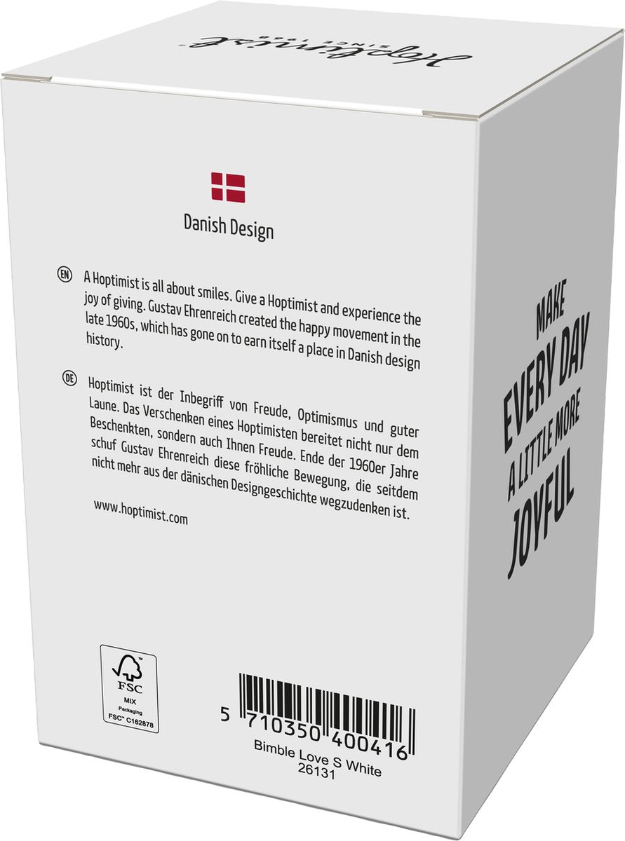 Hoptimist Love Bimble S Wit - Hoptimist - Accessoire Loods