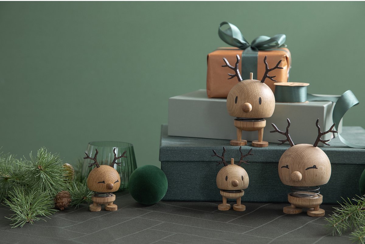 Hoptimist Rendier Bimble M Eiken - Hoptimist - Accessoire Loods