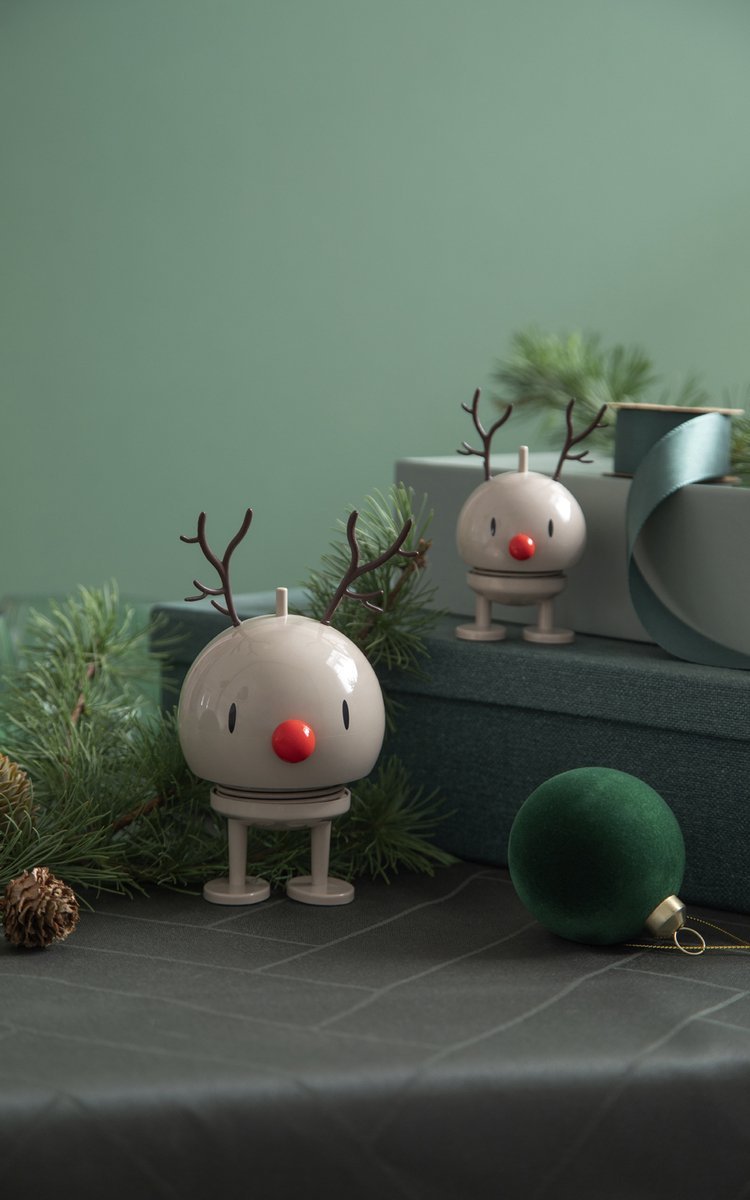 Hoptimist Rendier Bumble M Latte - Hoptimist - Accessoire Loods