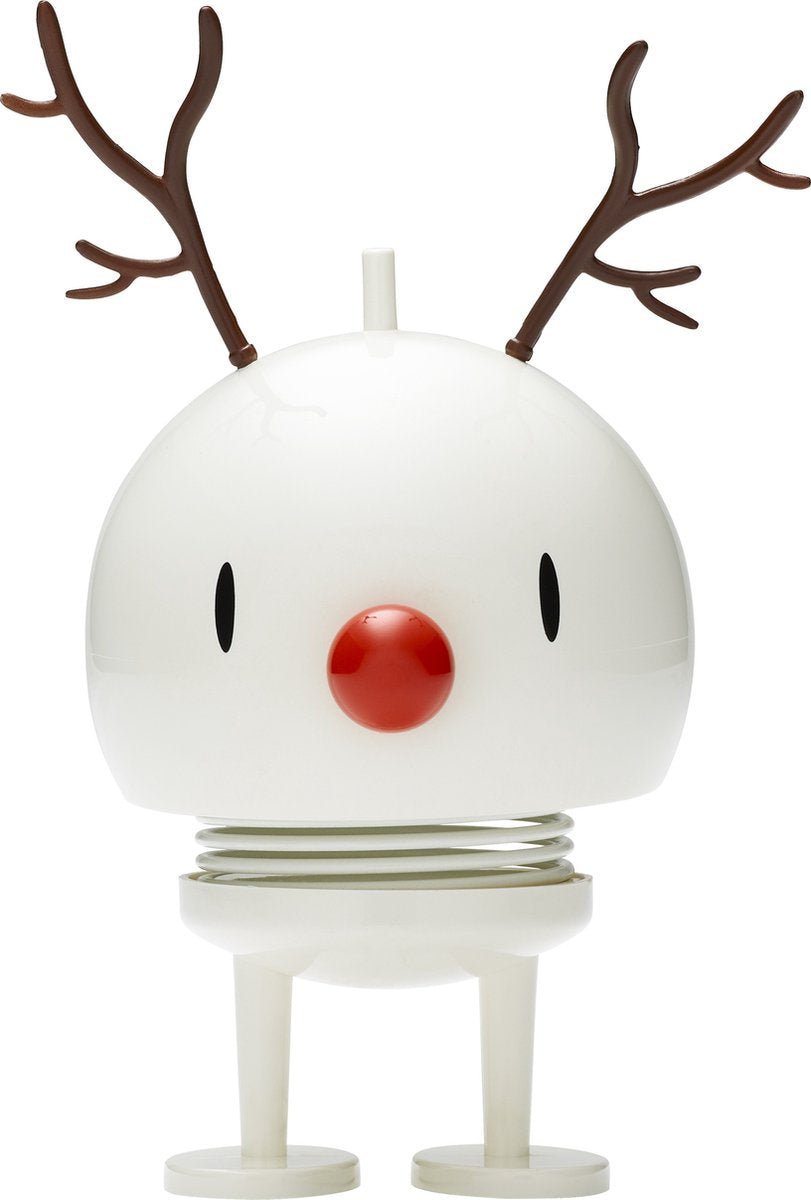 Hoptimist Rendier Bumble M Wit - Hoptimist - Accessoire Loods