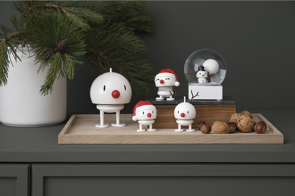 Hoptimist Rendier Bumble M Wit - Hoptimist - Accessoire Loods