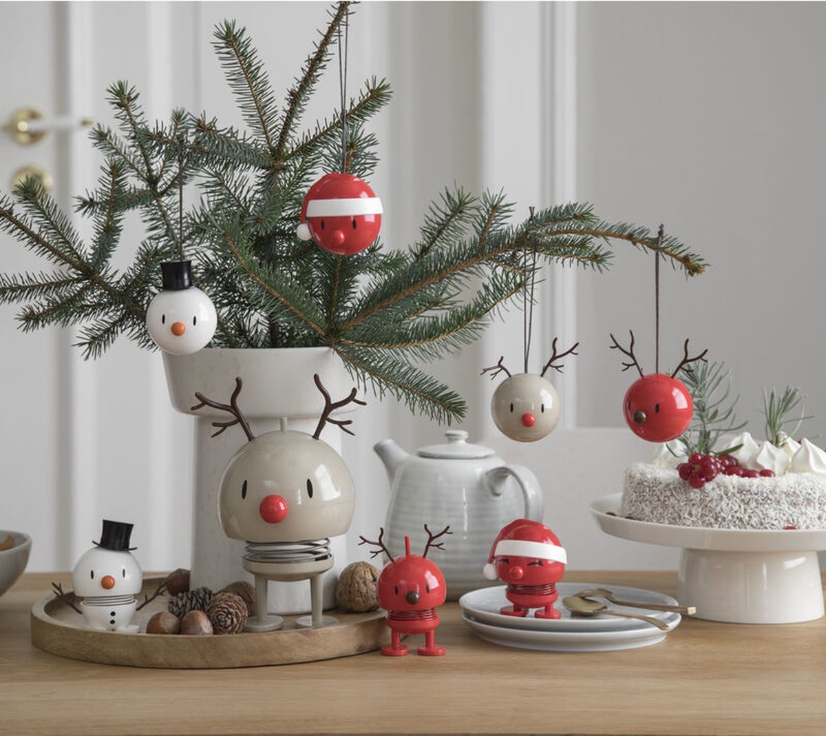 Hoptimist Rendier Bumble S Rood - Hoptimist - Accessoire Loods