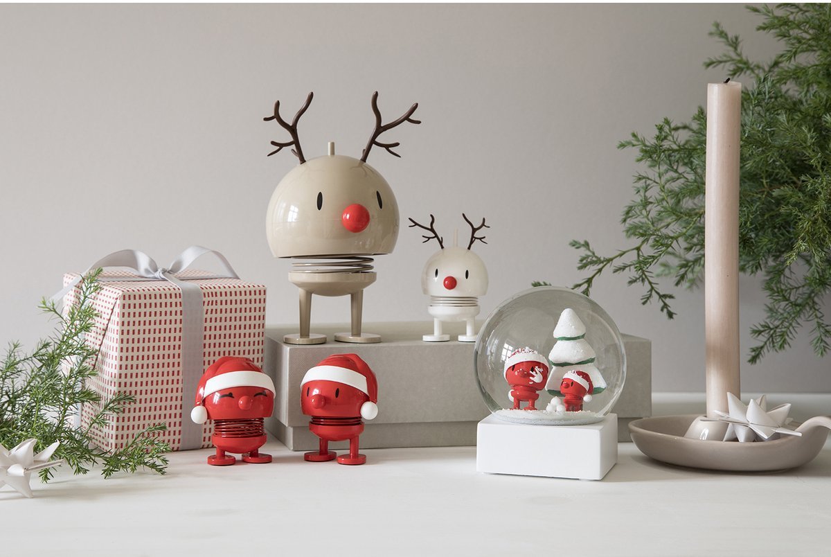 Hoptimist Rendier Bumble S Wit - Hoptimist - Accessoire Loods