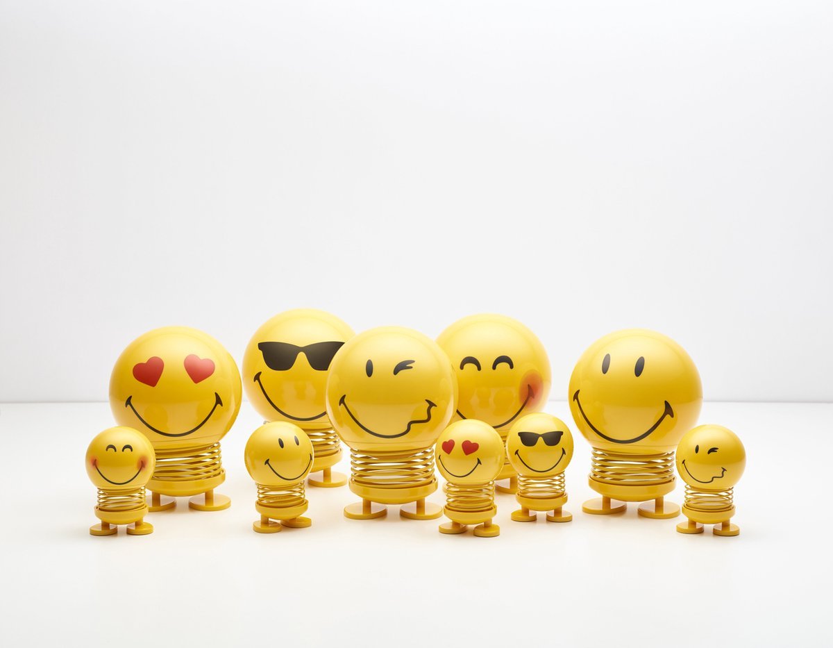Hoptimist Smiley Love L Geel - Hoptimist - Accessoire Loods