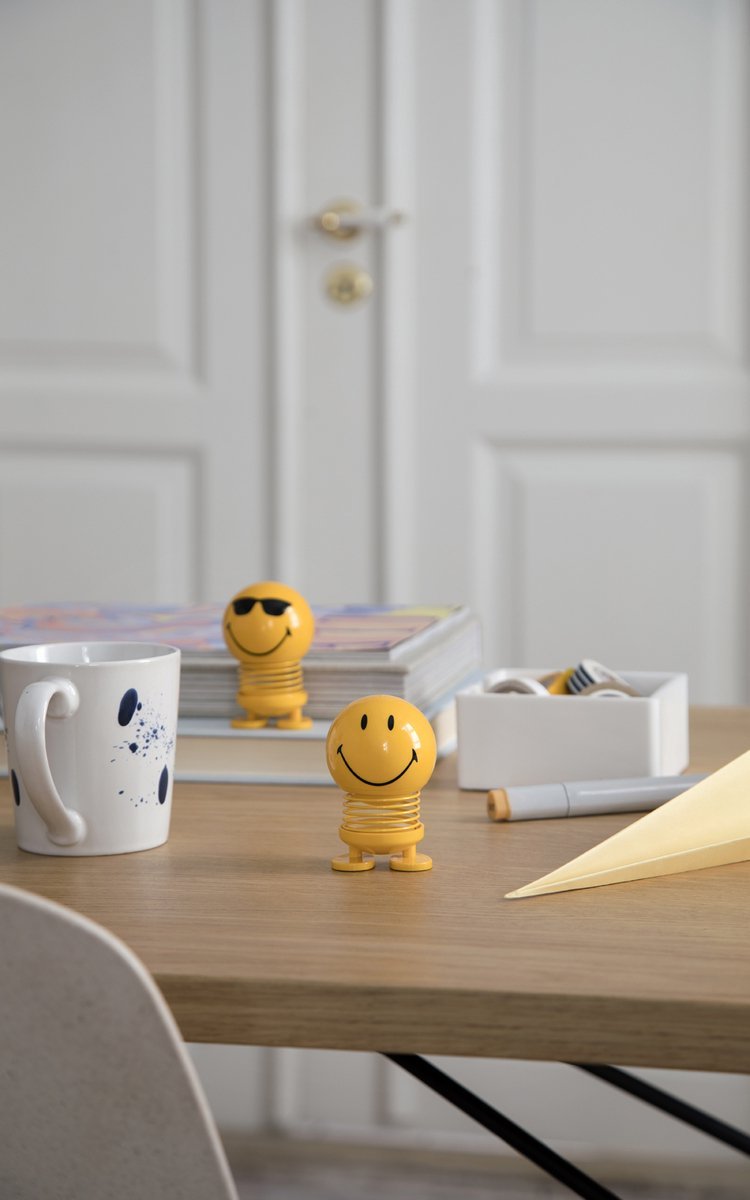 Hoptimist Smiley S Geel - Hoptimist - Accessoire Loods