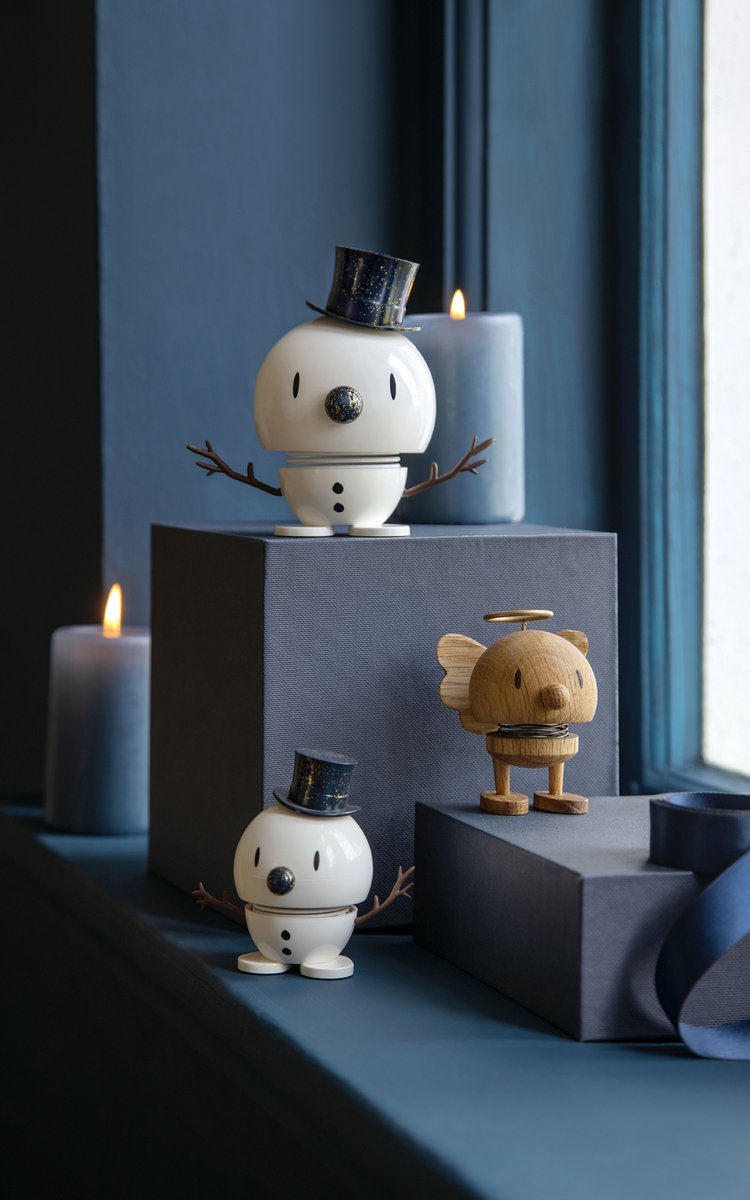 Hoptimist Sneeuwpop S Wit/Blauw - Hoptimist - Accessoire Loods
