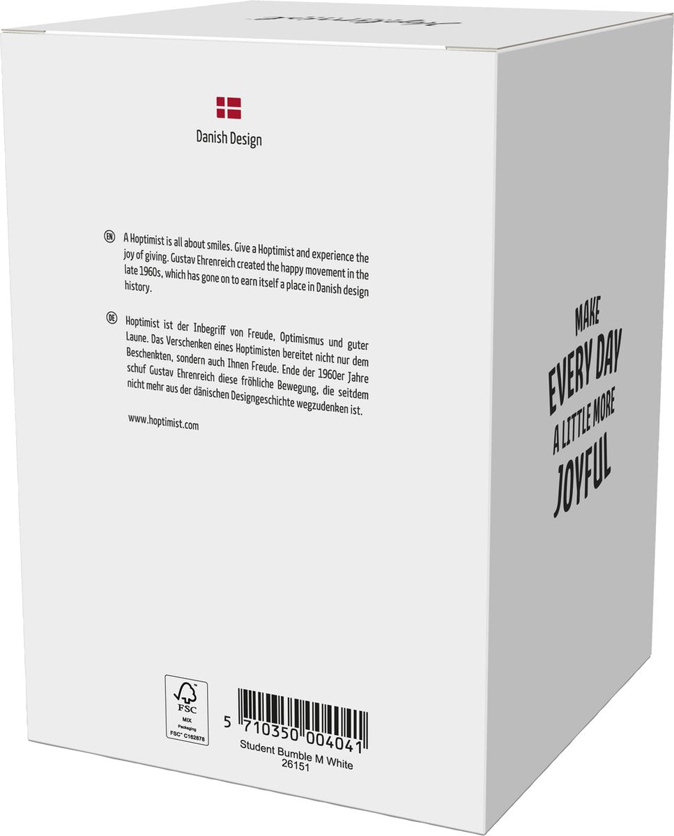 Hoptimist - student Bumble M White - Hoptimist - Accessoire Loods
