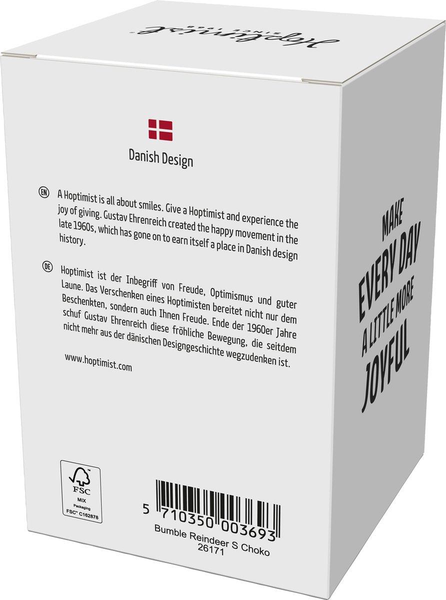 Hoptimist Zachte Rendier Bumble S Choko - Hoptimist - Accessoire Loods
