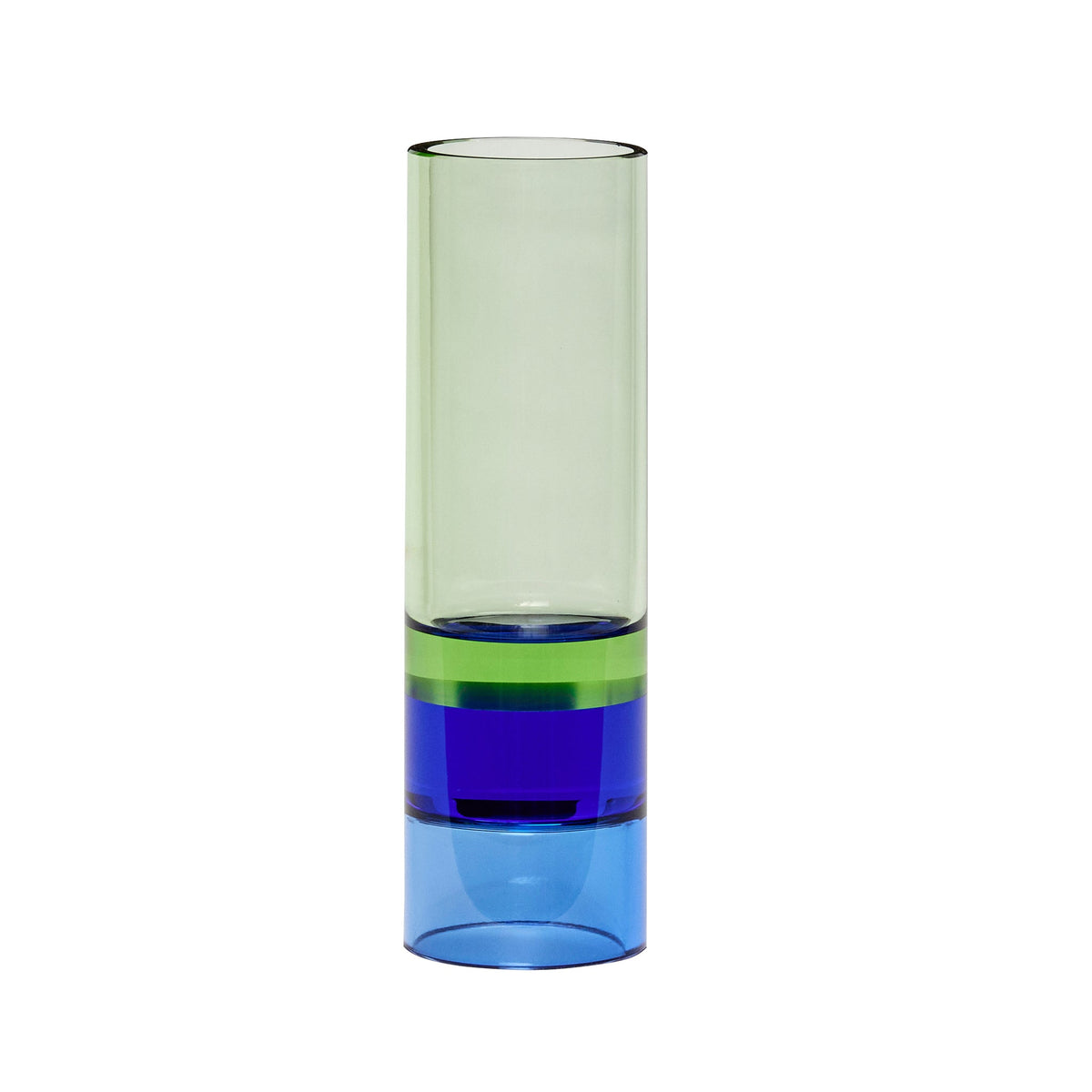 Astro Tealight Holder Green/Blue - Hübsch - Accessoire Loods