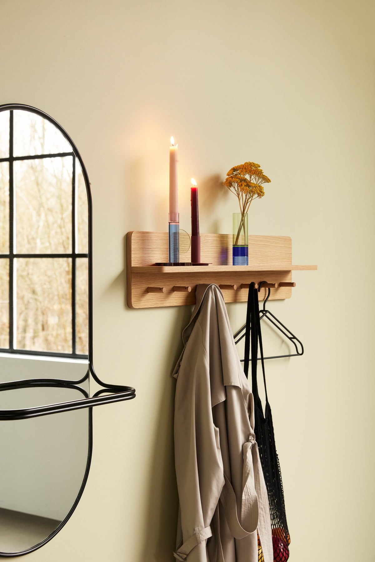 Astro Tealight Holder Green/Blue - Hübsch - Accessoire Loods