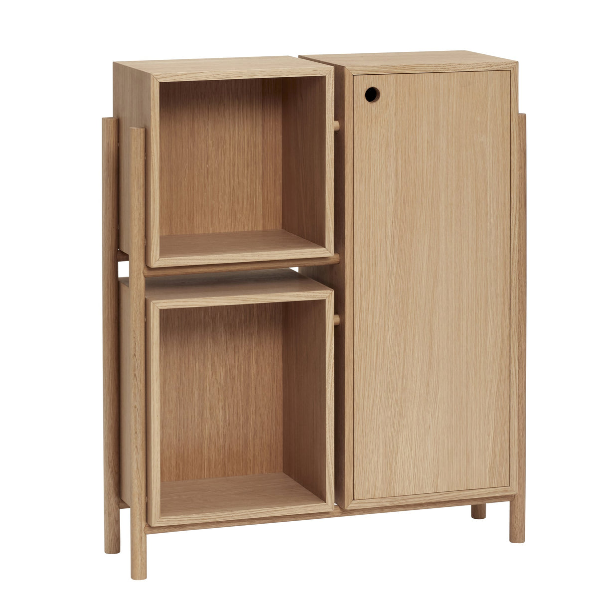 Cube Console Table Natural - Hübsch - Accessoire Loods