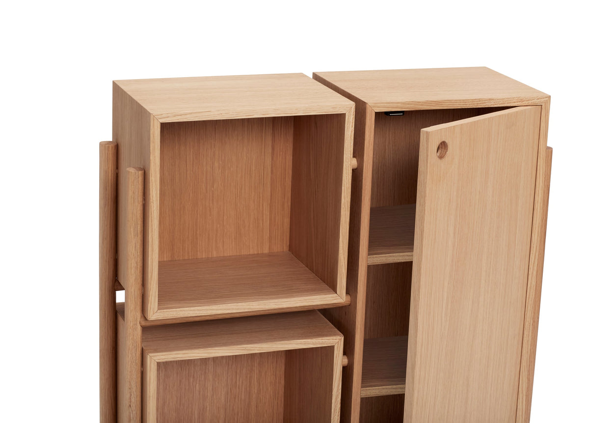 Cube Console Table Natural - Hübsch - Accessoire Loods
