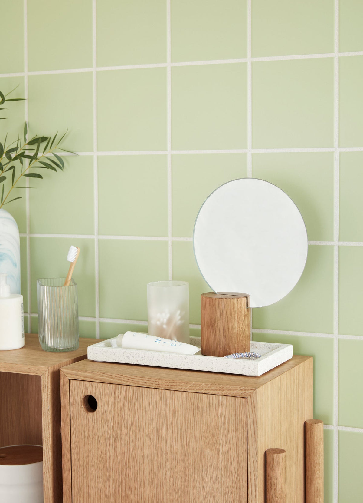 Cube Console Table Natural - Hübsch - Accessoire Loods