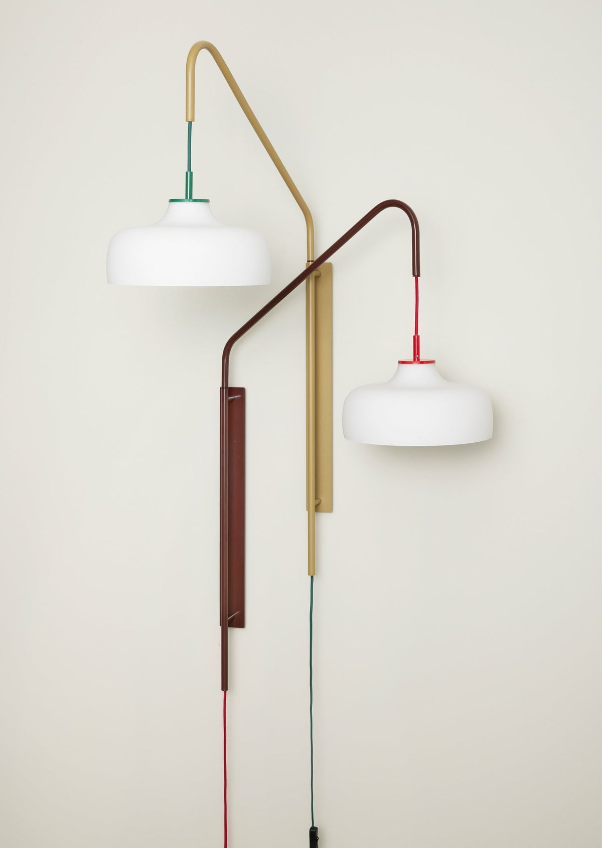 Current Wall Lamp Green - Hübsch - Accessoire Loods