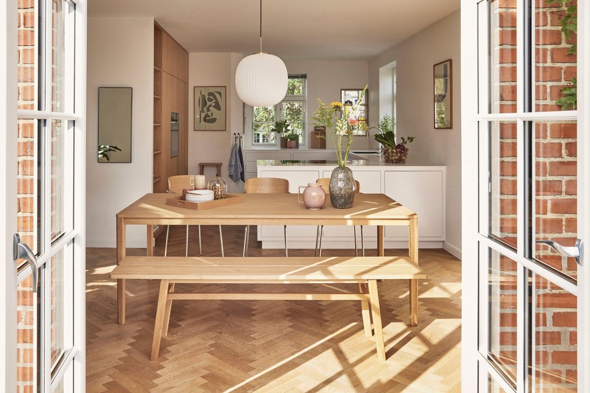 Ground Dining Table Square Natural - Hübsch - Accessoire Loods