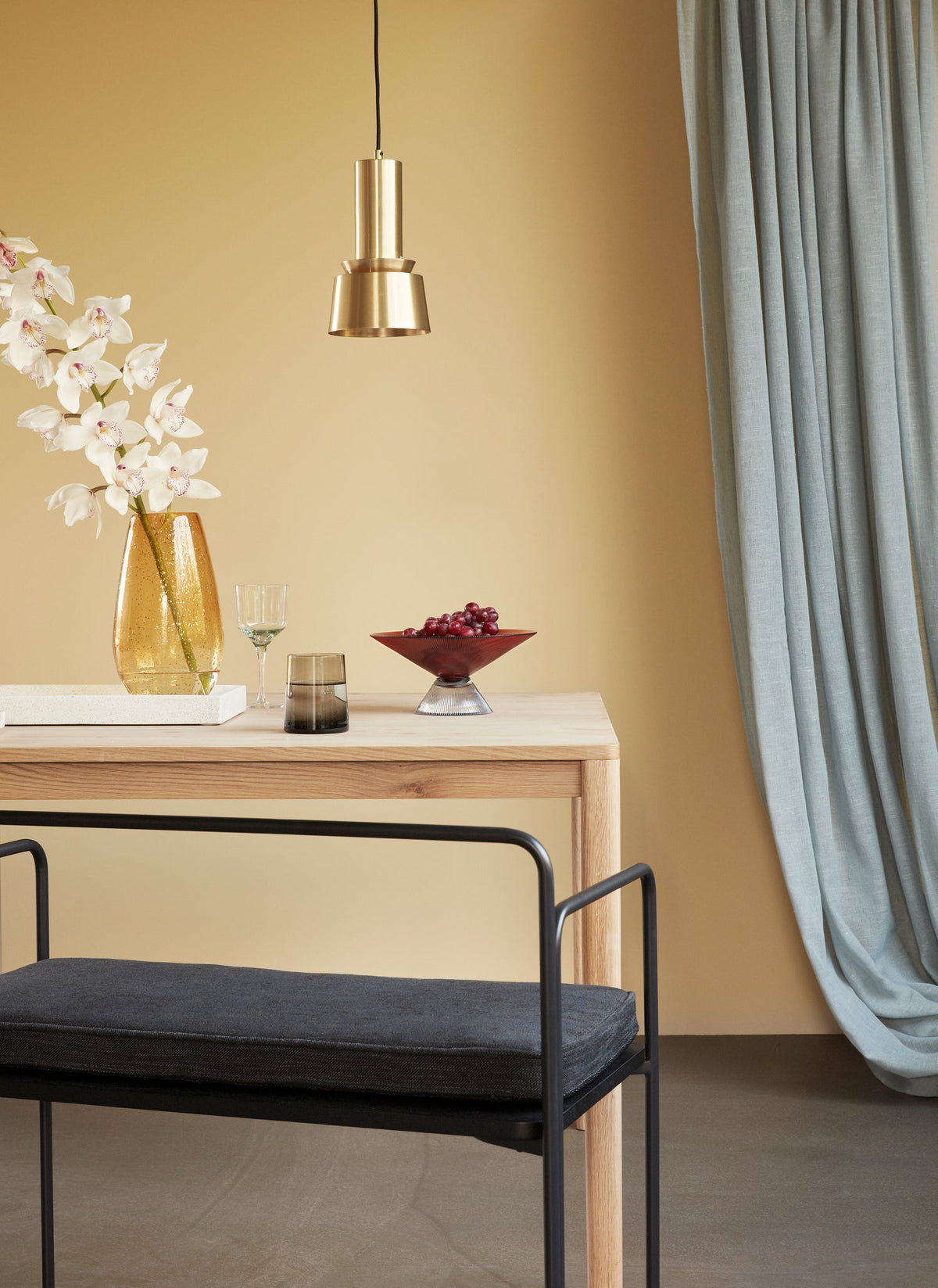 Ground Dining Table Square Natural - Hübsch - Accessoire Loods
